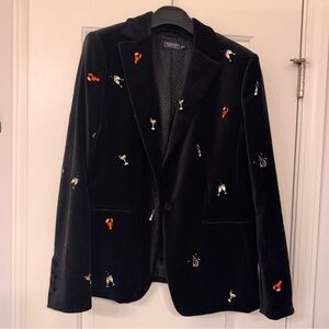 Vineyard Vines Black velvet Blazer